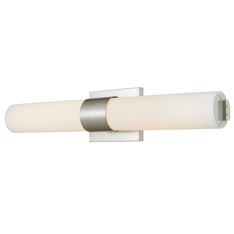 Abra Lighting Turbo 2 Light 22" Dual Cylinder Vanity, Nickel