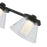 Abra Lighting Cone 5 Light Clear Cones/Opal Diffuser, Black