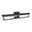 Abra Lighting Pane 2Lt (m) Framed Vanity/Frosted, Black - 20130WV-BL-PANE