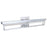 Abra Lighting Pane 2 Light (m) Framed Vanity/Frosted, Chrome