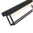 Abra Lighting Pane 3 Light (l) Framed Vanity/Frosted, Black