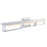 Abra Lighting Pane 3 Light (l) Framed Vanity/Frosted, Chrome