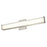 Abra Lighting Bend 1 Light (m) Curved Metal Vanity/Frosted, Nickel