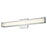 Abra Lighting Bend 1 Light (m) Curved Metal Vanity/Frosted, Chrome