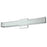 Abra Lighting Bend 1 Light (m) Curved Metal Vanity/Frosted, Chrome