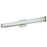 Abra Lighting Bend 1 Light (l) Curved Metal Vanity/Frosted, Nickel