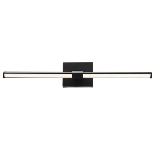Abra Lighting Epee 1 Light 26" Pivoting Arm Vanity Bar, Black - 20140WV-BL-EPEE