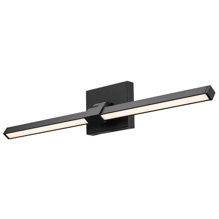 Abra Lighting Epee 1 Light 26" Pivoting Arm Vanity Bar, Black