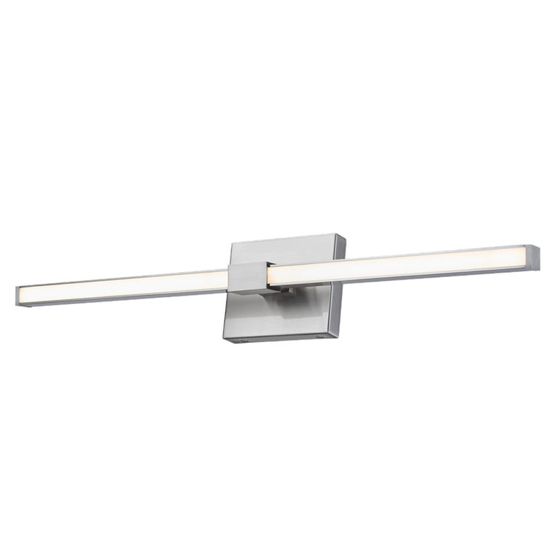 Abra Lighting Epee 1 Light 26" Pivoting Arm Vanity Bar, Nickel