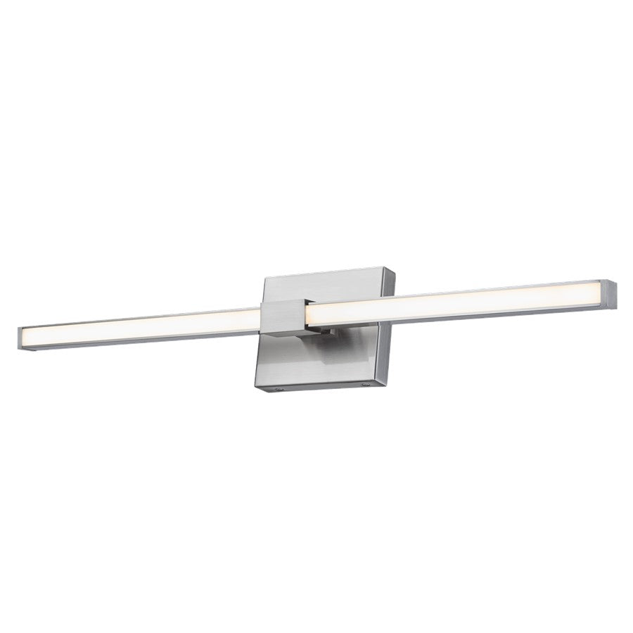 Abra Lighting Epee 1 Light 26" Pivoting Arm Vanity Bar, Nickel