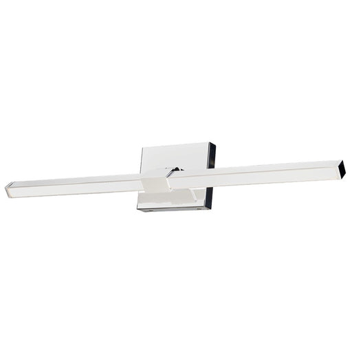 Abra Lighting Epee 1 Light 26" Pivoting Arm Vanity Bar, Chrome