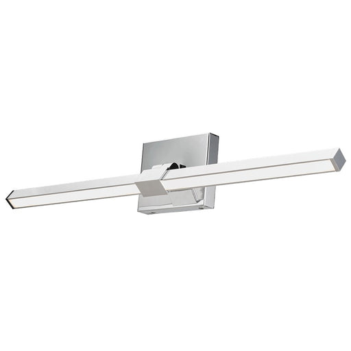 Abra Lighting Epee 1 Light 26" Pivoting Arm Vanity Bar, Chrome