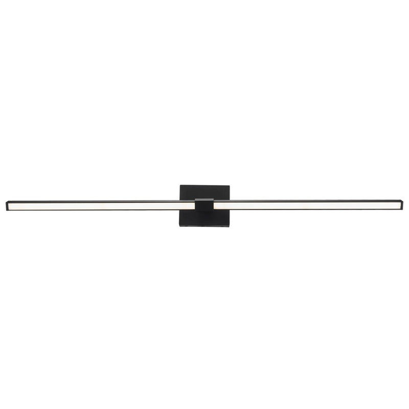 Abra Lighting Epee 1 Light 42" Pivoting Arm Vanity Bar, Black
