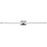 Abra Lighting Epee 1 Light 42" Pivoting Arm Vanity Bar, Nickel