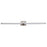 Abra Lighting Epee 1 Light 42" Pivoting Arm Vanity Bar, Nickel
