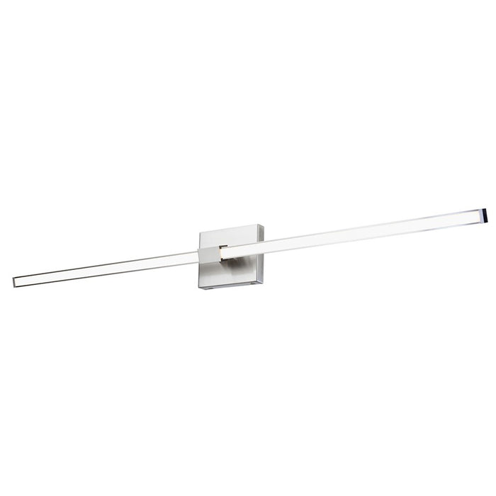 Abra Lighting Epee 1 Light 42" Pivoting Arm Vanity Bar, Nickel