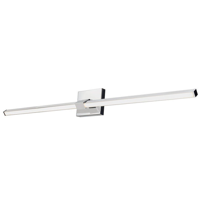 Abra Lighting Epee 1 Light 42" Pivoting Arm Vanity Bar, Chrome