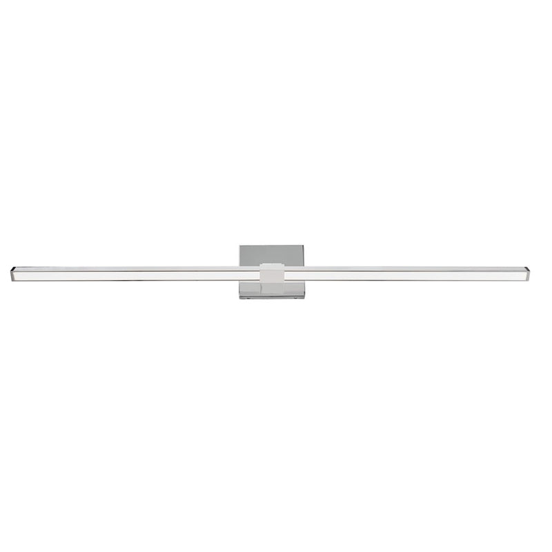 Abra Lighting Epee 1 Light 42" Pivoting Arm Vanity Bar, Chrome