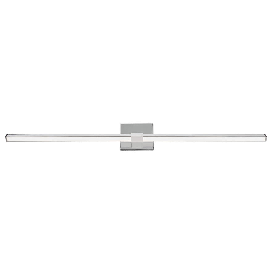 Abra Lighting Epee 1 Light 42" Pivoting Arm Vanity Bar, Chrome