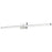 Abra Lighting Epee 1 Light 42" Pivoting Arm Vanity Bar, Chrome