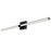 Abra Lighting Epee 2 Light 58" Pivoting Arm Vanity Bar, Black