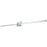 Abra Lighting Epee 2 Light 58" Pivoting Arm Vanity Bar, Nickel