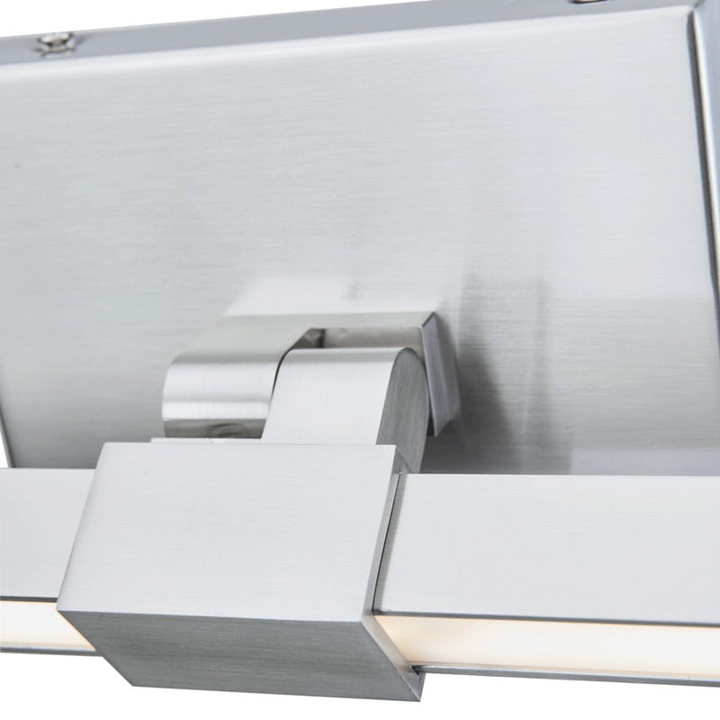 Abra Lighting Epee 2 Light 58" Pivoting Arm Vanity Bar, Nickel