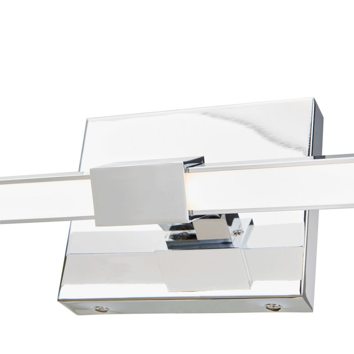 Abra Lighting Epee 2 Light 58" Pivoting Arm Vanity Bar, Chrome
