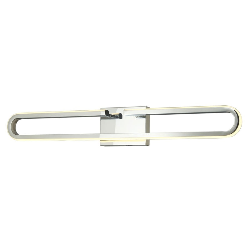 Abra Lighting Speedway 32" Split Oval LED Vanity, Chrome