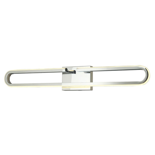 Abra Lighting Speedway 32" Split Oval LED Vanity, Chrome