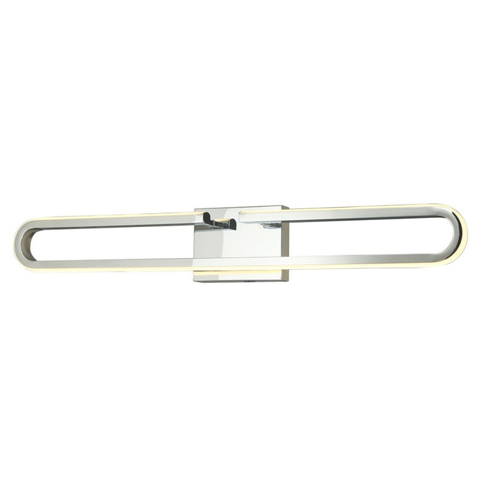 Abra Lighting Speedway 32" Split Oval LED Vanity, Chrome