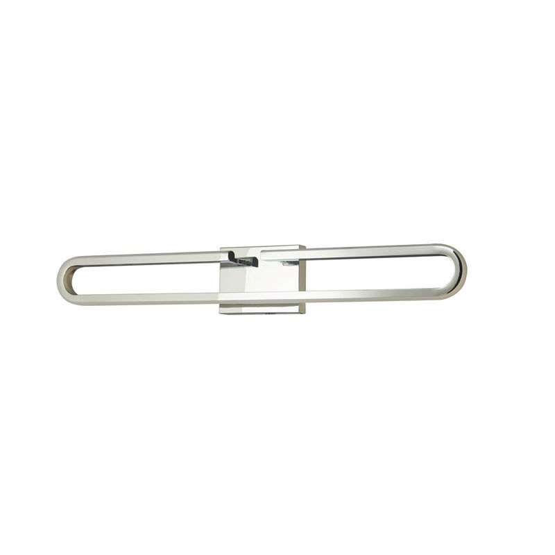 Abra Lighting Speedway 32" Split Oval LED Vanity, Chrome