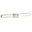 Abra Lighting Speedway 42" Split Oval LED Vanity, Nickel
