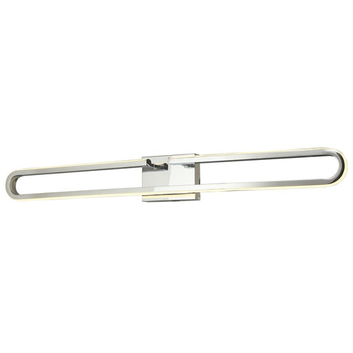 Abra Lighting Speedway 42" Split Oval LED Vanity, Chrome
