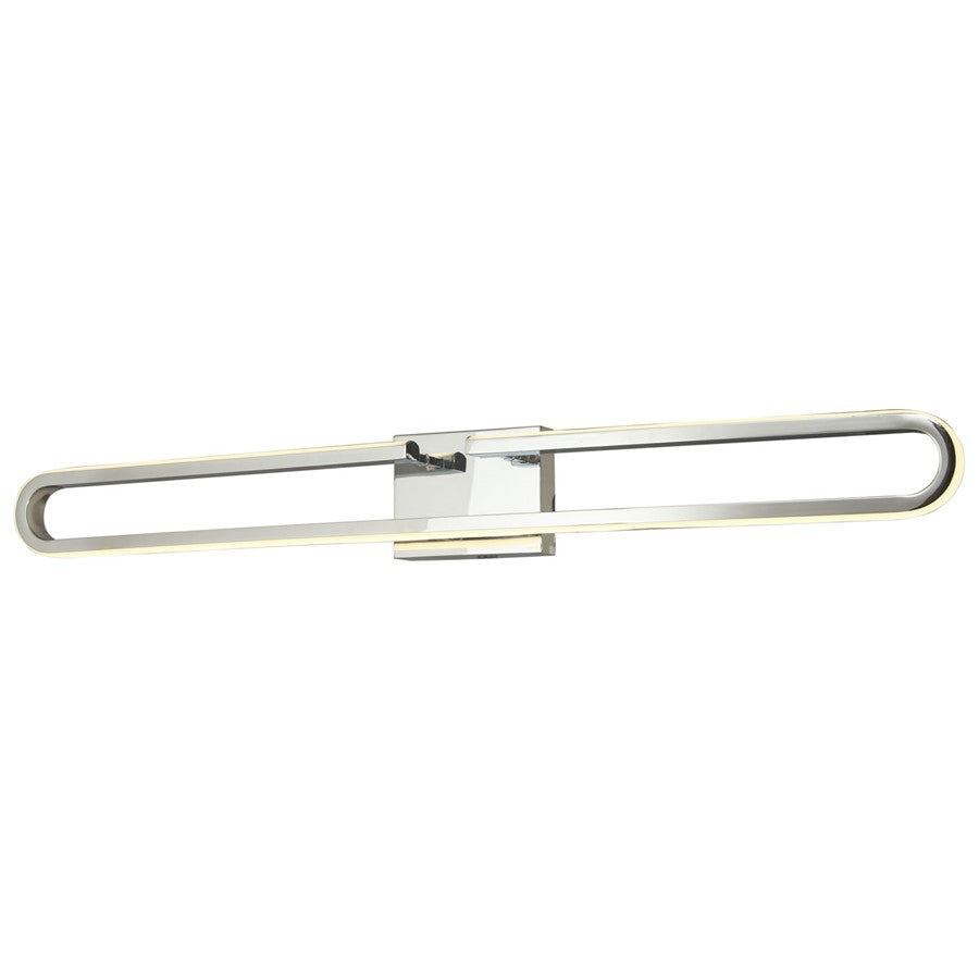 Abra Lighting Speedway 42" Split Oval LED Vanity, Chrome