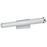 Abra Lighting Macie 1 Light 24" Fluted Clear Glass Vanity, Chrome