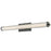Abra Lighting Macie 1 Light 30" Fluted Clear Glass Vanity, Black