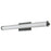 Abra Lighting Macie 1 Light 30" Fluted Clear Glass Vanity, Black