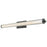 Abra Lighting Macie 1 Light 36" Fluted Clear Glass Vanity, Black