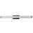 Abra Lighting Macie 1 Light 36" Fluted Clear Glass Vanity, Black