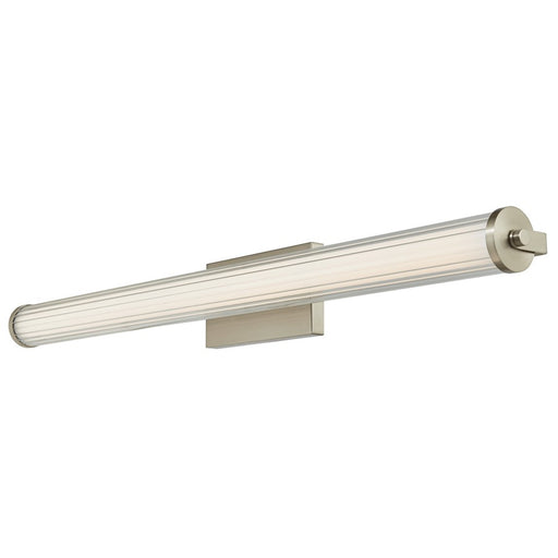 Abra Lighting Macie 1 Light 36" Fluted Clear Glass Vanity, Nickel