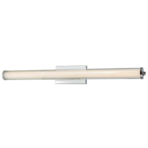 Abra Lighting Macie 1 Light 36" Fluted Clear Glass Vanity, Chrome
