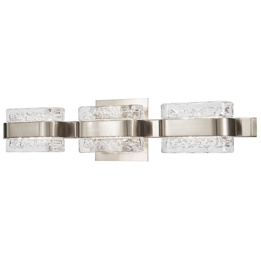 Abra Lighting JoJo 3 Light Vanity/movable Backplate, Nickel