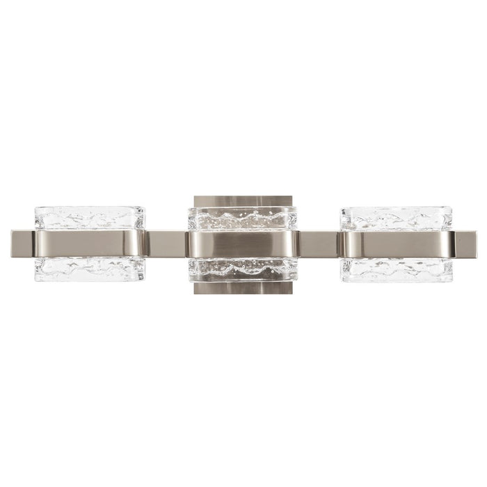 Abra Lighting JoJo 3 Light Vanity/movable Backplate, Nickel