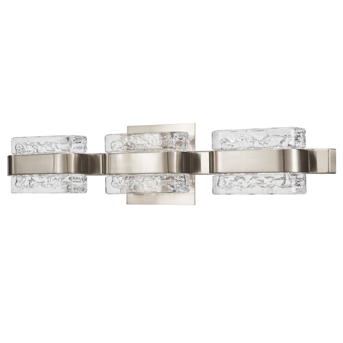 Abra Lighting JoJo 3 Light Vanity/movable Backplate, Nickel