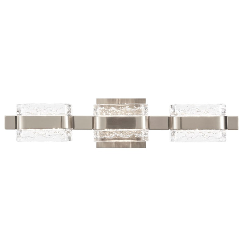 Abra Lighting JoJo 3 Light Vanity/movable Backplate, Nickel