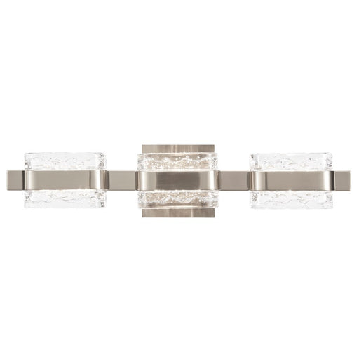 Abra Lighting JoJo 3 Light Vanity/movable Backplate, Nickel