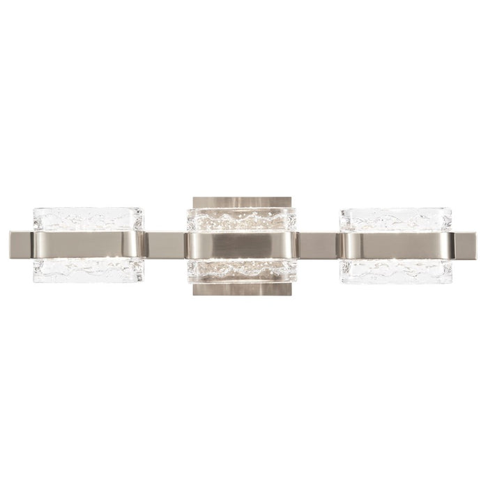 Abra Lighting JoJo 3 Light Vanity/movable Backplate, Nickel