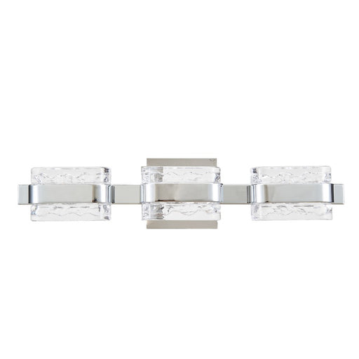 Abra Lighting JoJo 3 Light Vanity/movable Backplate, Chrome