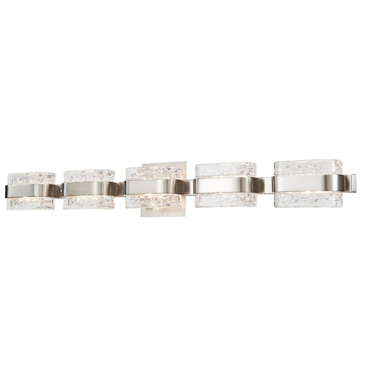 Abra Lighting JoJo 5 Light Vanity/movable Backplate, Nickel